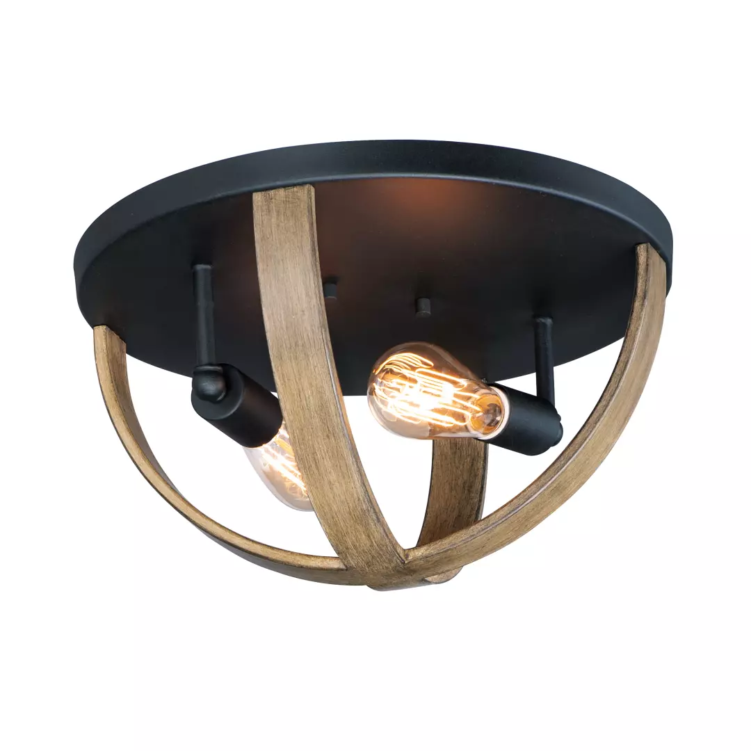 Compass 2-Light Flush Mount material