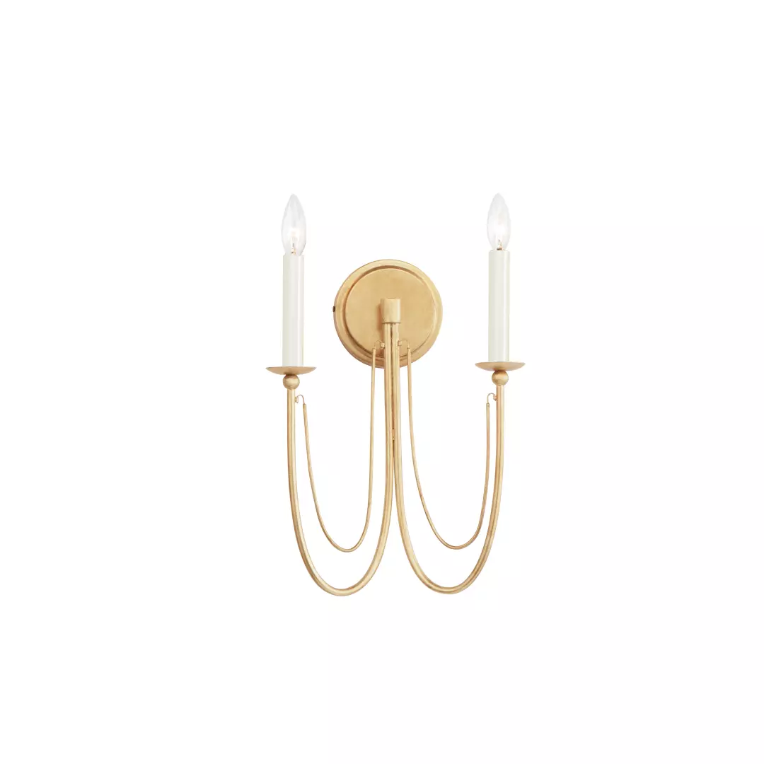 Plumette 2-Light Wall Sconce material