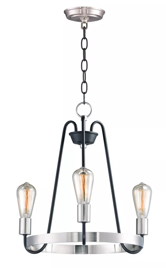 Haven 3-Light Chandelier material