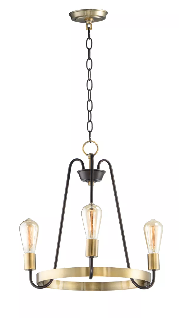 Haven 3-Light Chandelier material