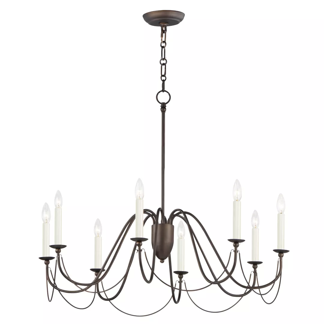 Plumette 8-Light Chandelier material