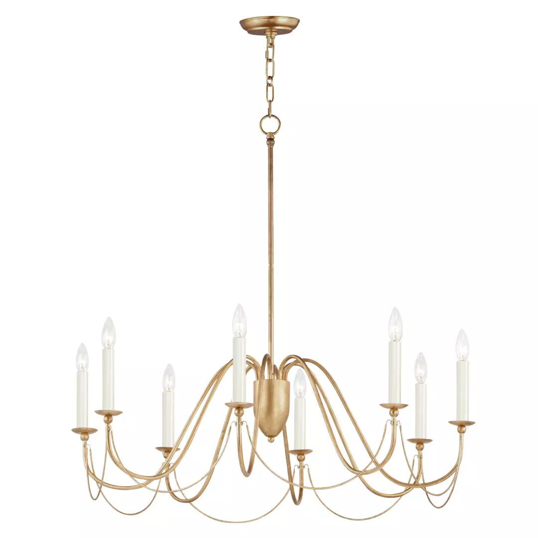 Plumette 8-Light Chandelier material