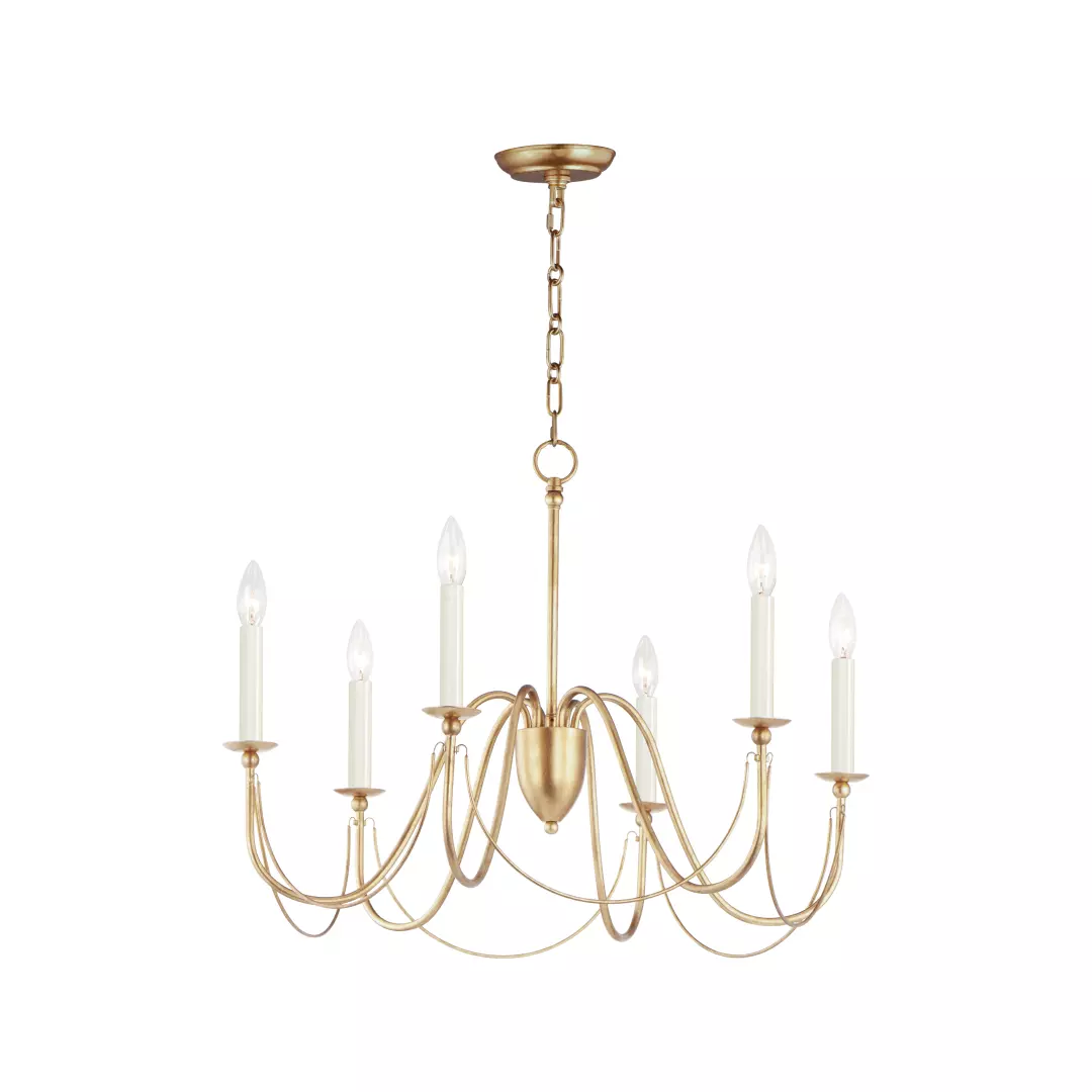 Plumette 6-Light Chandelier material