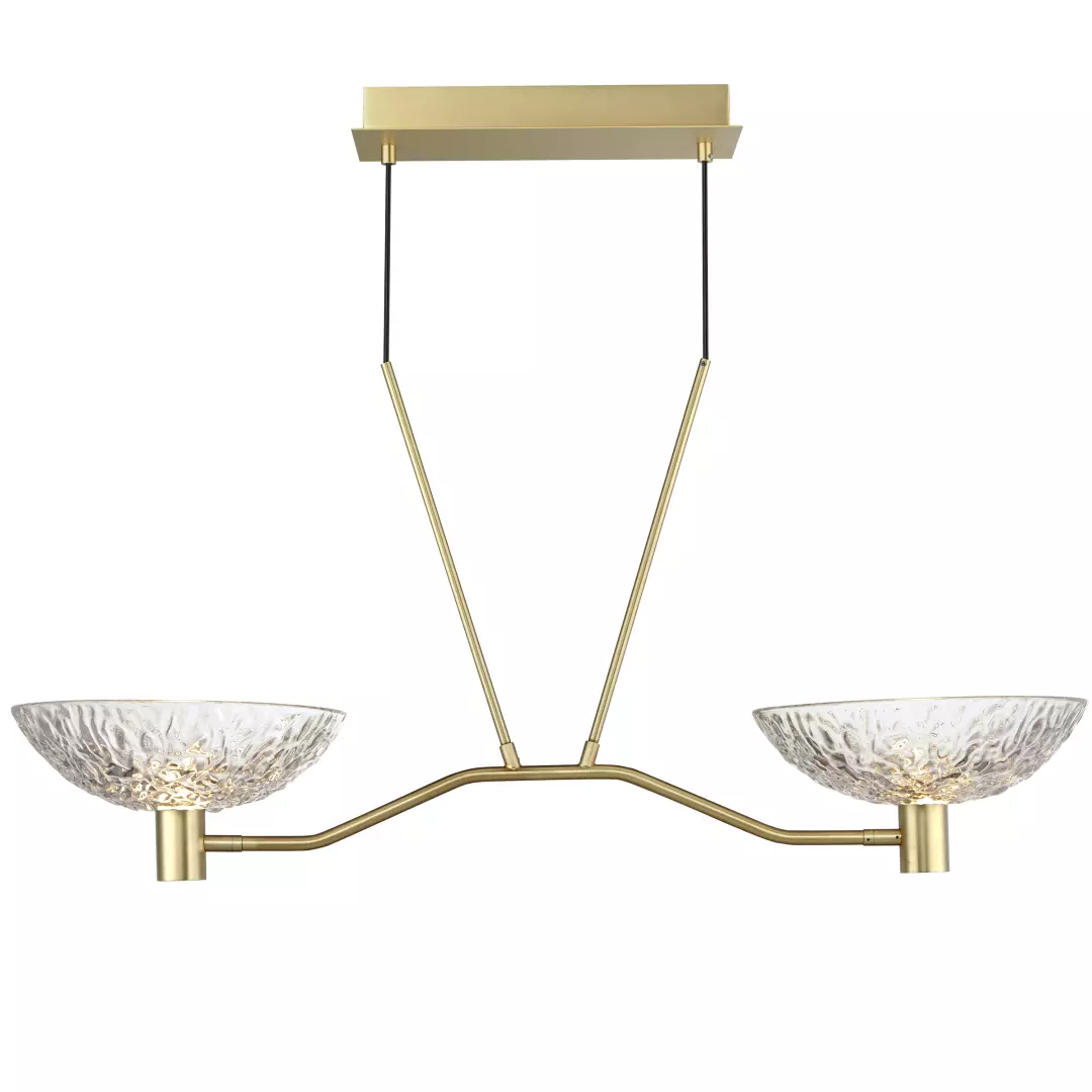 Metropolis 2-Light Linear LED Pendant material