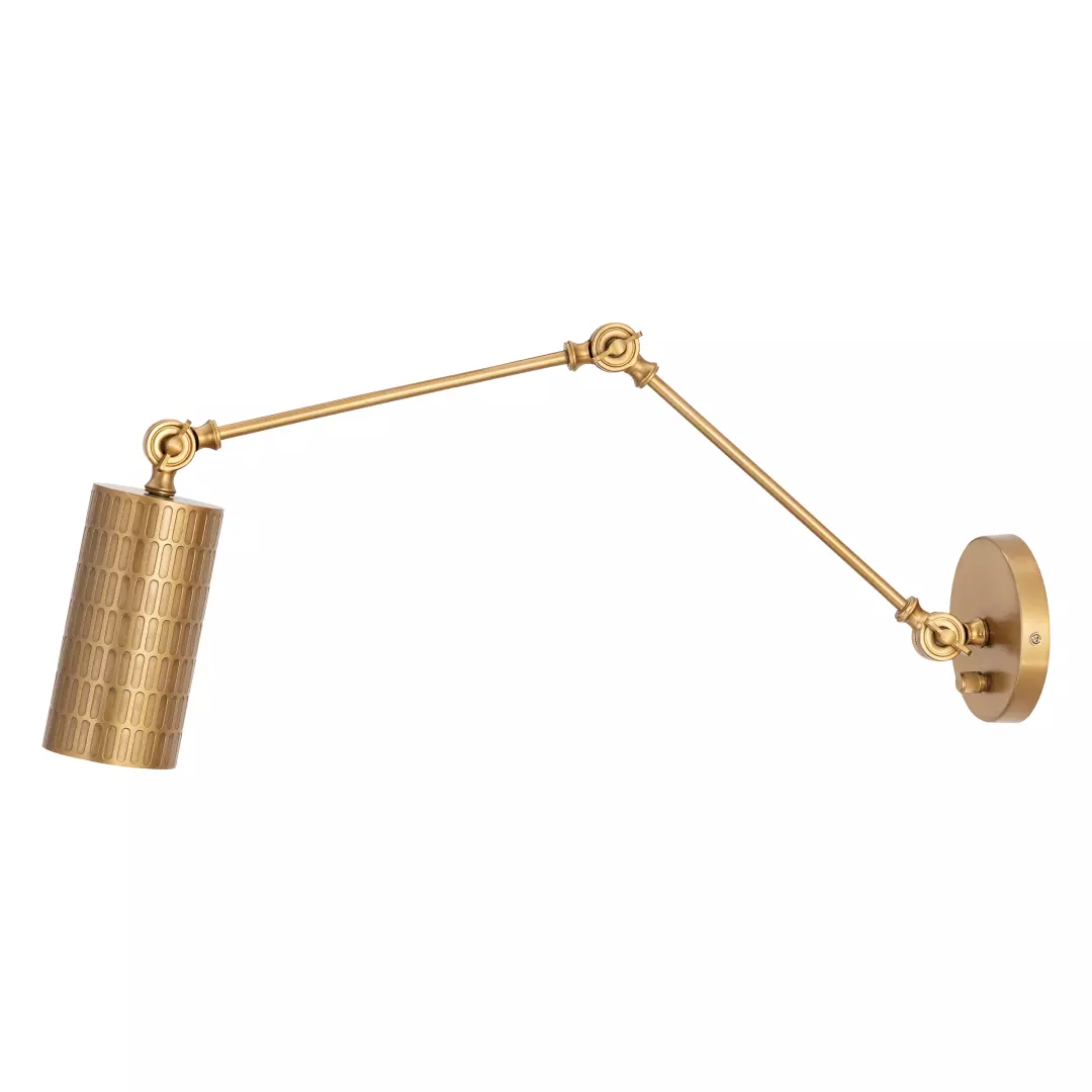 Shaka 1-Light Swing Arm Wall Sconce material