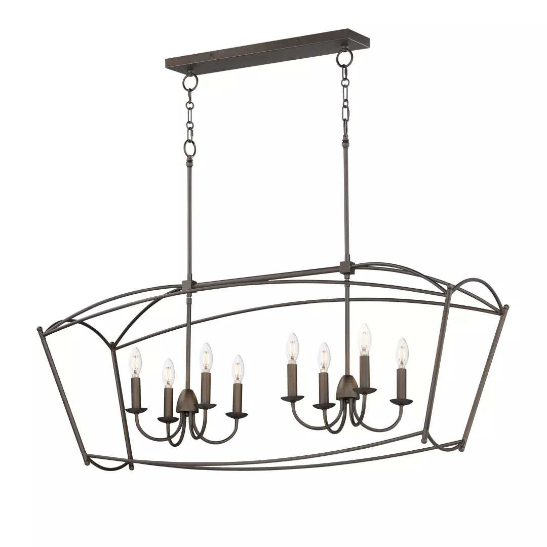 Plumette 8-Light Linear Pendant material
