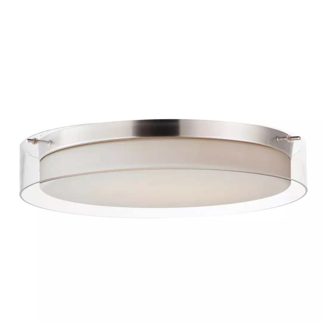 Duo 20" Round LED Flush Mount material