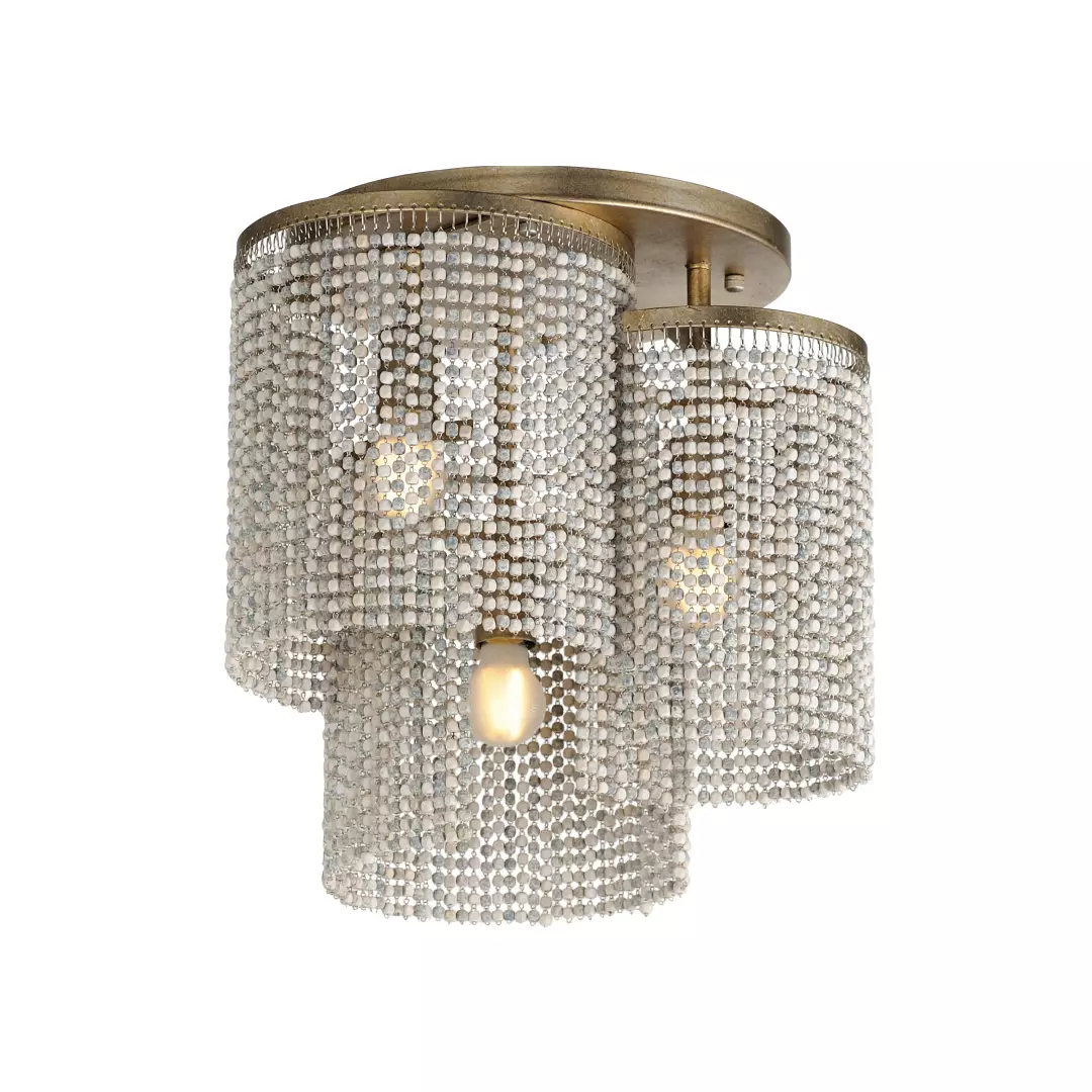 Fontaine 3-Light Flush Mount material