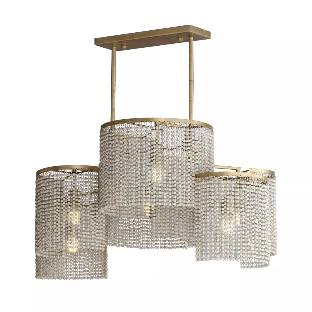 Fontaine 6-Light Linear Pendant material