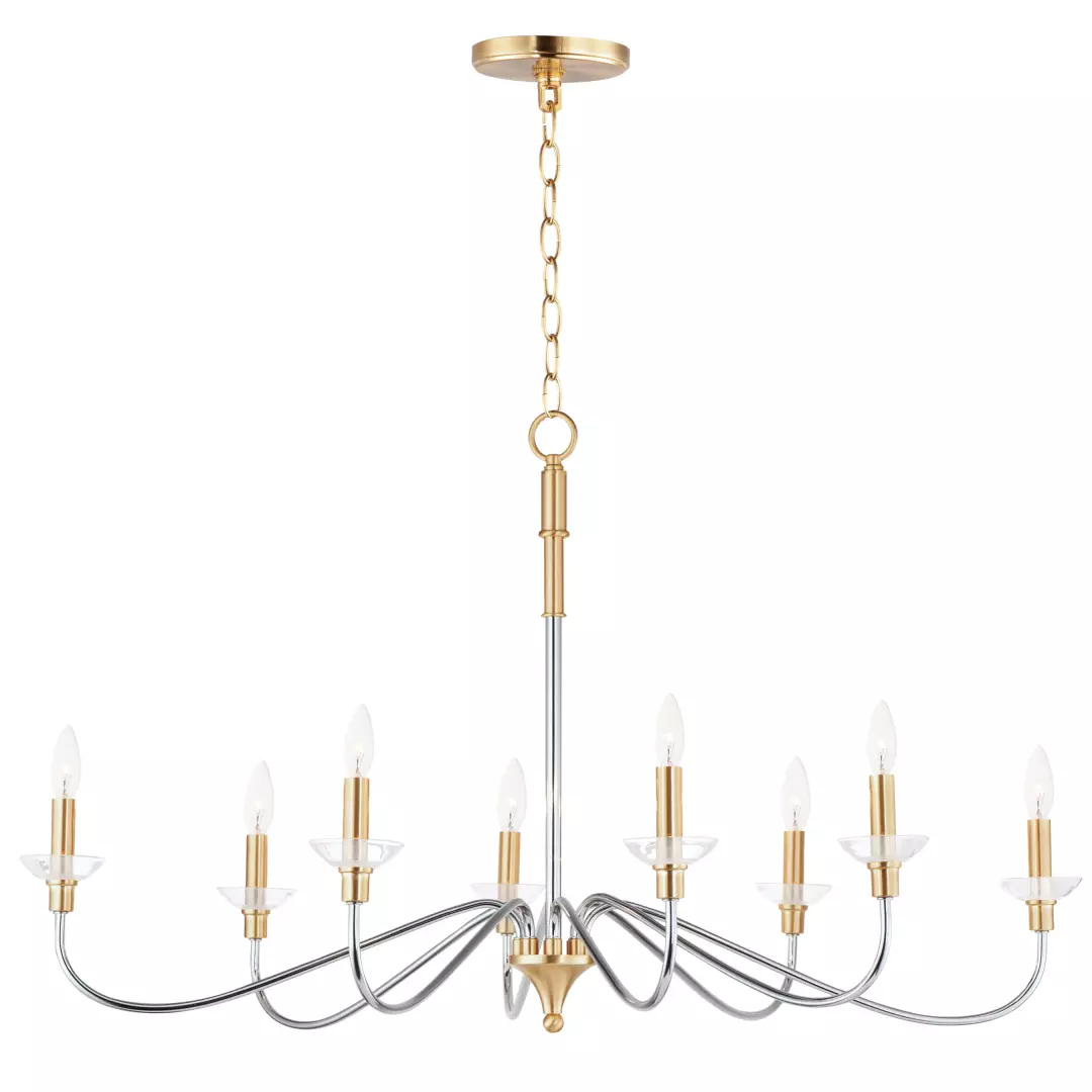 Clarion 8-Light Chandelier material