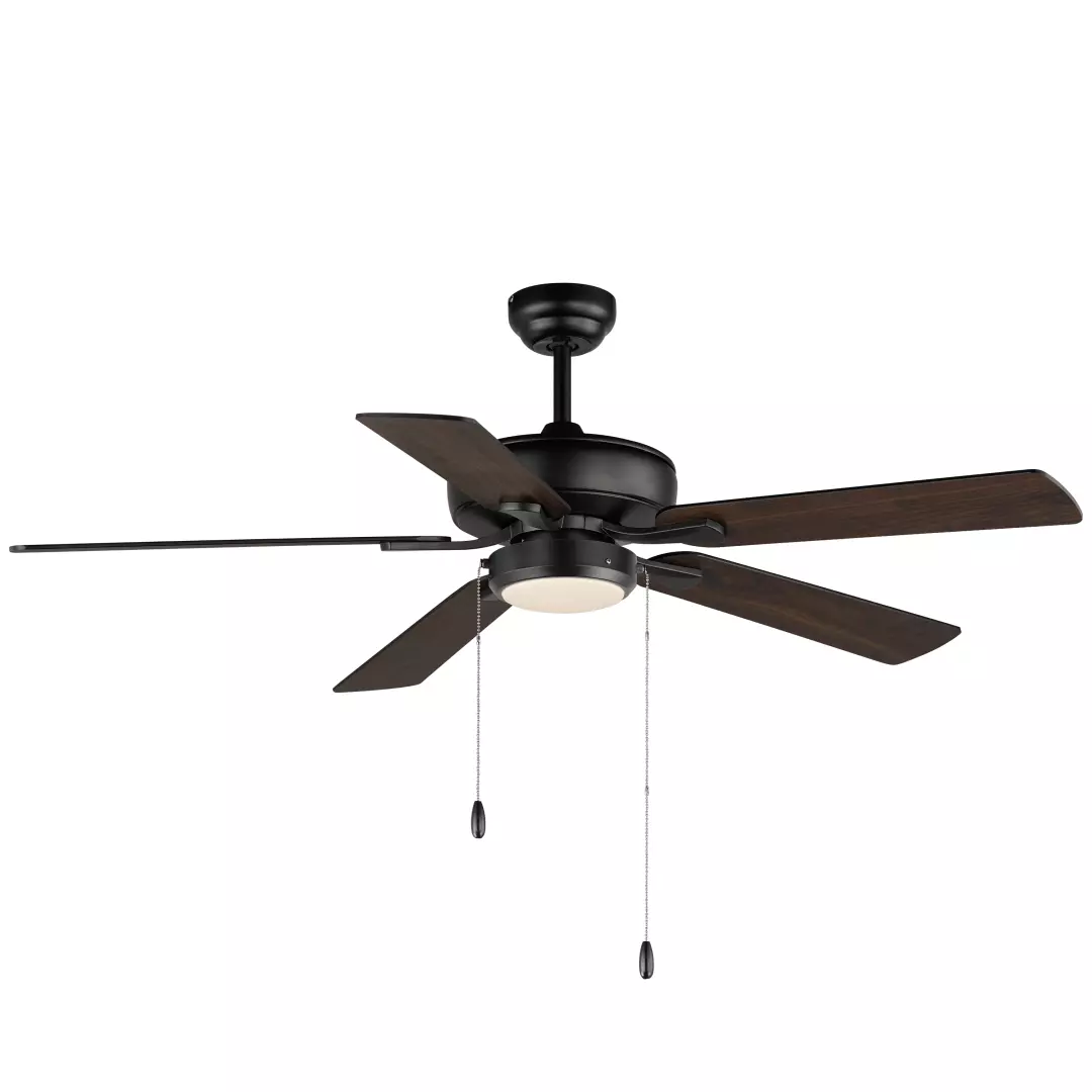 52" Super-Max Fan w/ LED Light Kit - Black material
