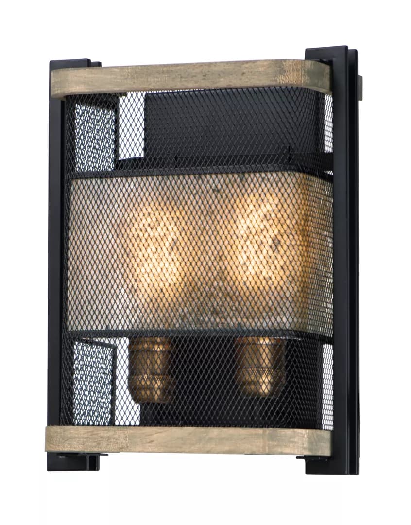 Boundry 2-Light Wall Sconce material