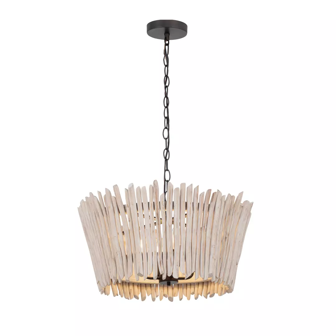 Baywood 24" DriftWood Chandelier material