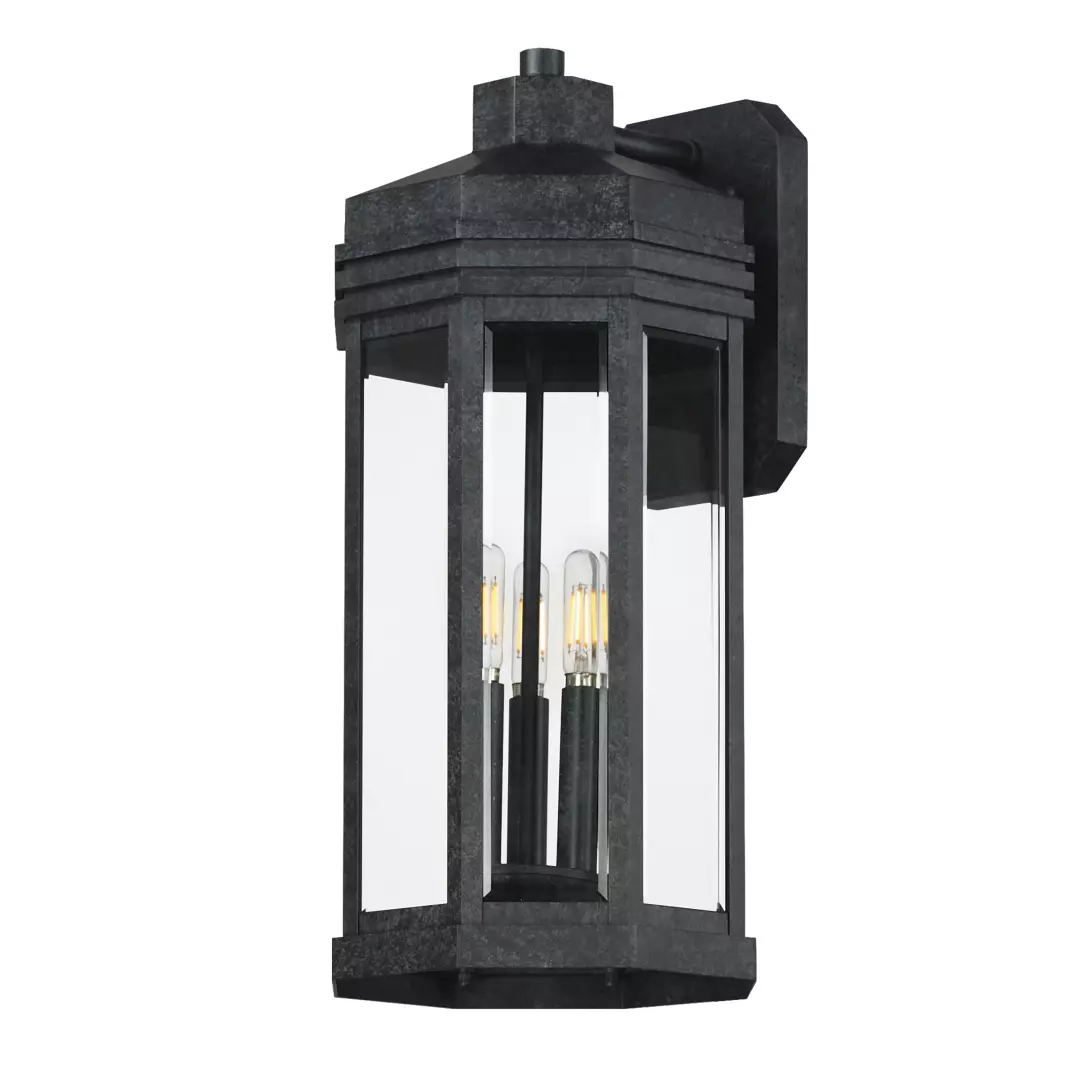 Wright 3-Light Outdoor Wall Sconce material