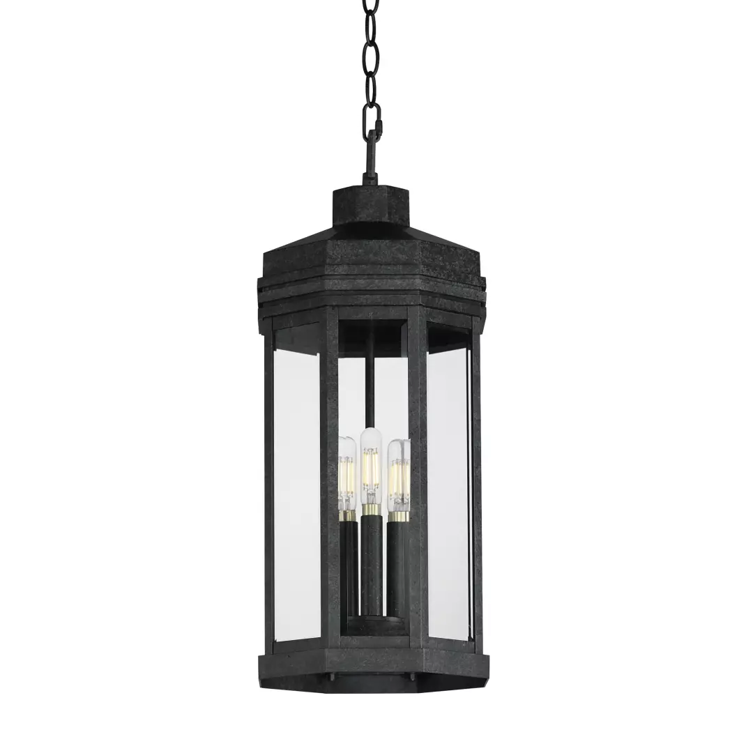Wright 3-Light Outdoor Pendant material