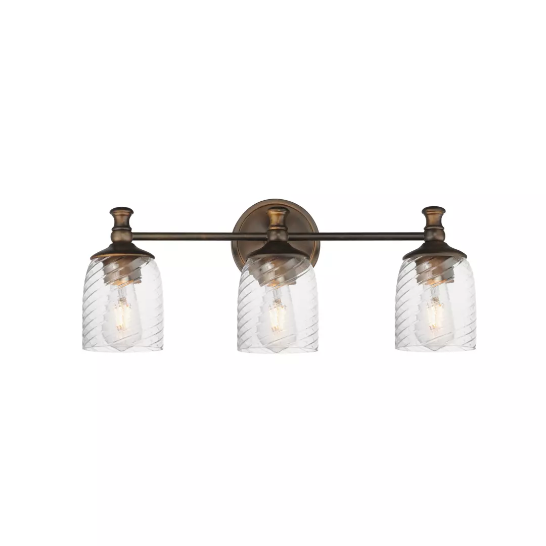 Swirl 3-Light Bath Vanity material