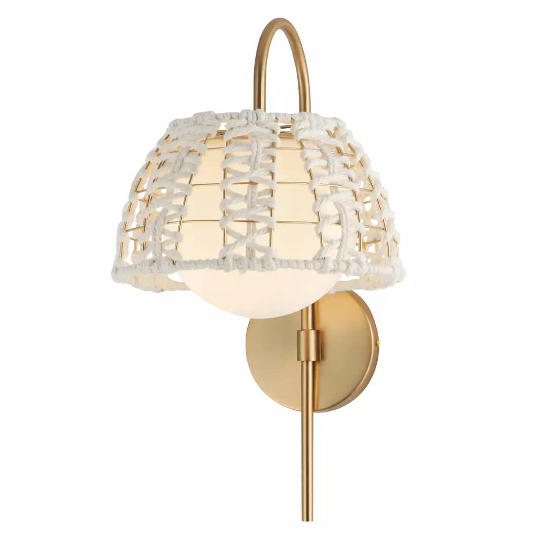 Macrame 1-Light Wall Sconce material