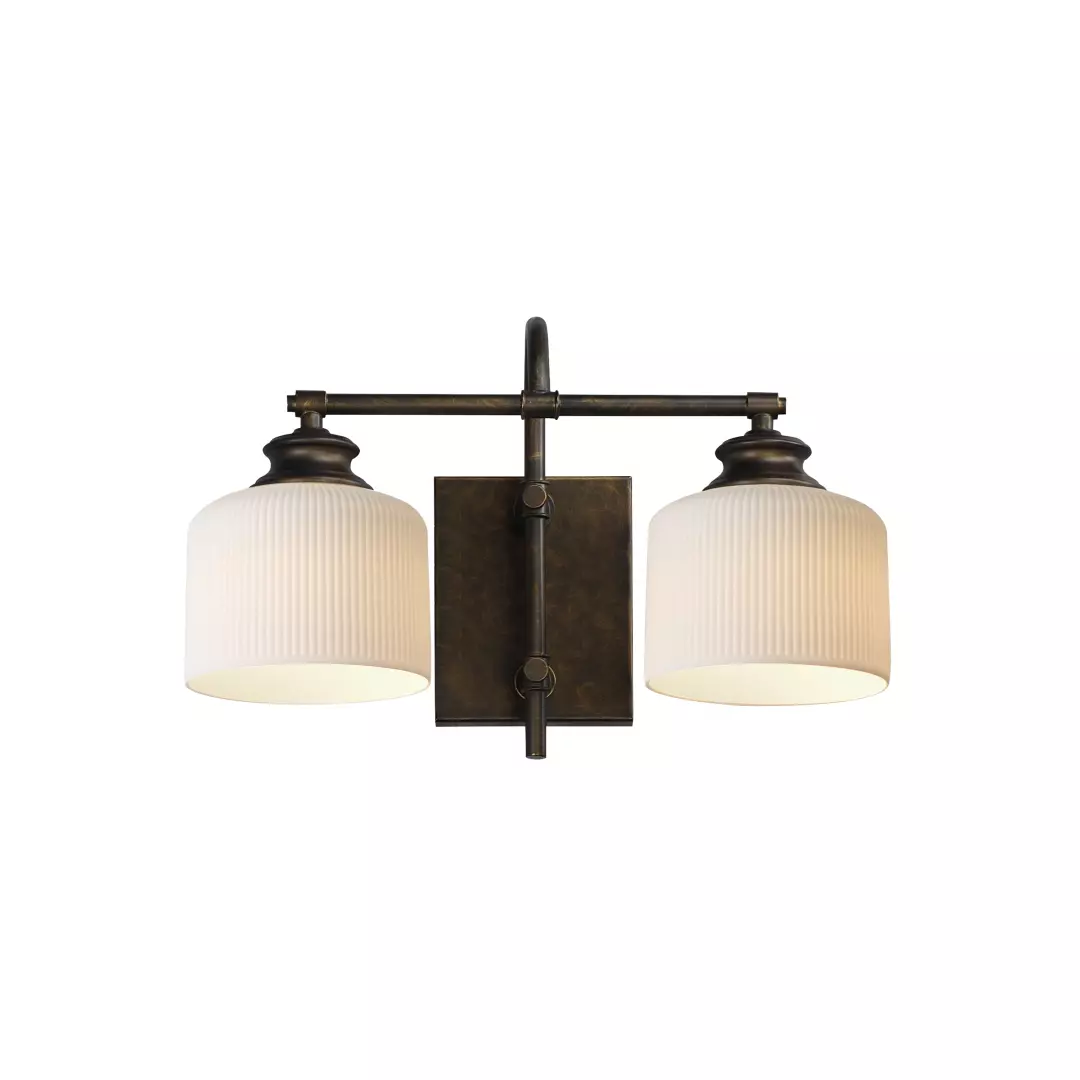 Bisque 2-Light Wall Sconce material