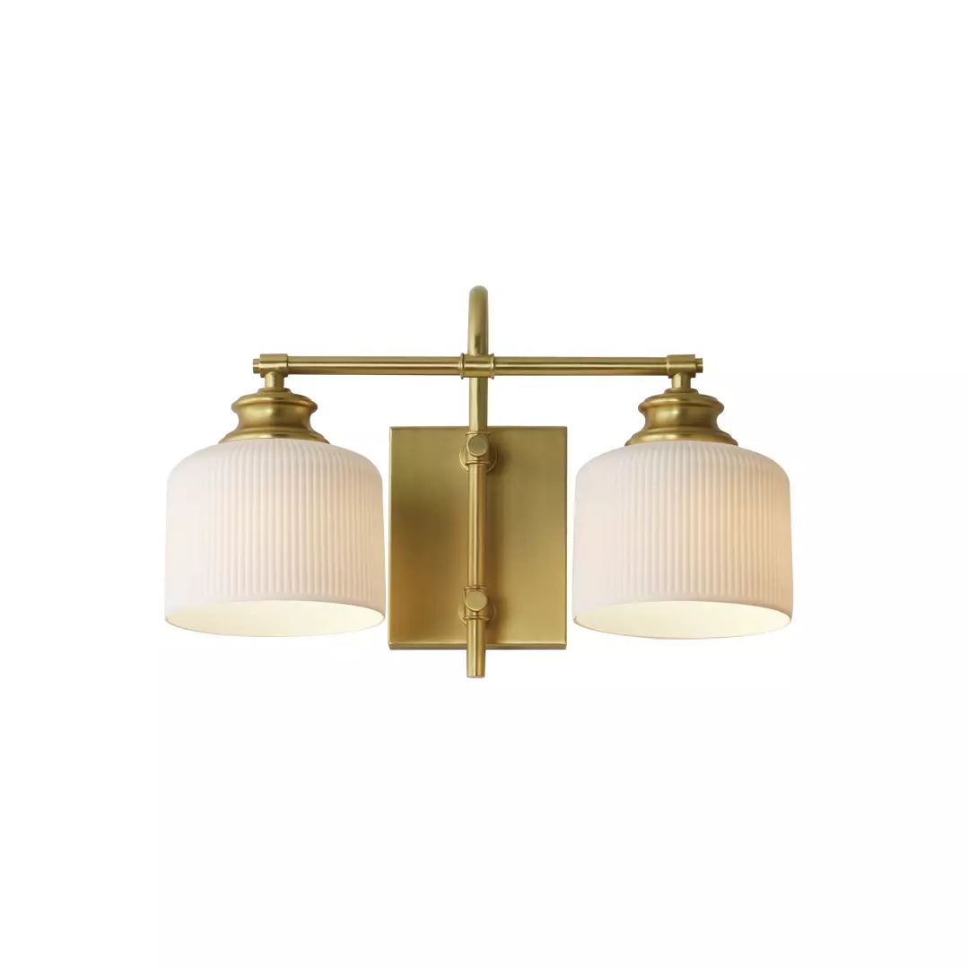 Bisque 2-Light Wall Sconce material
