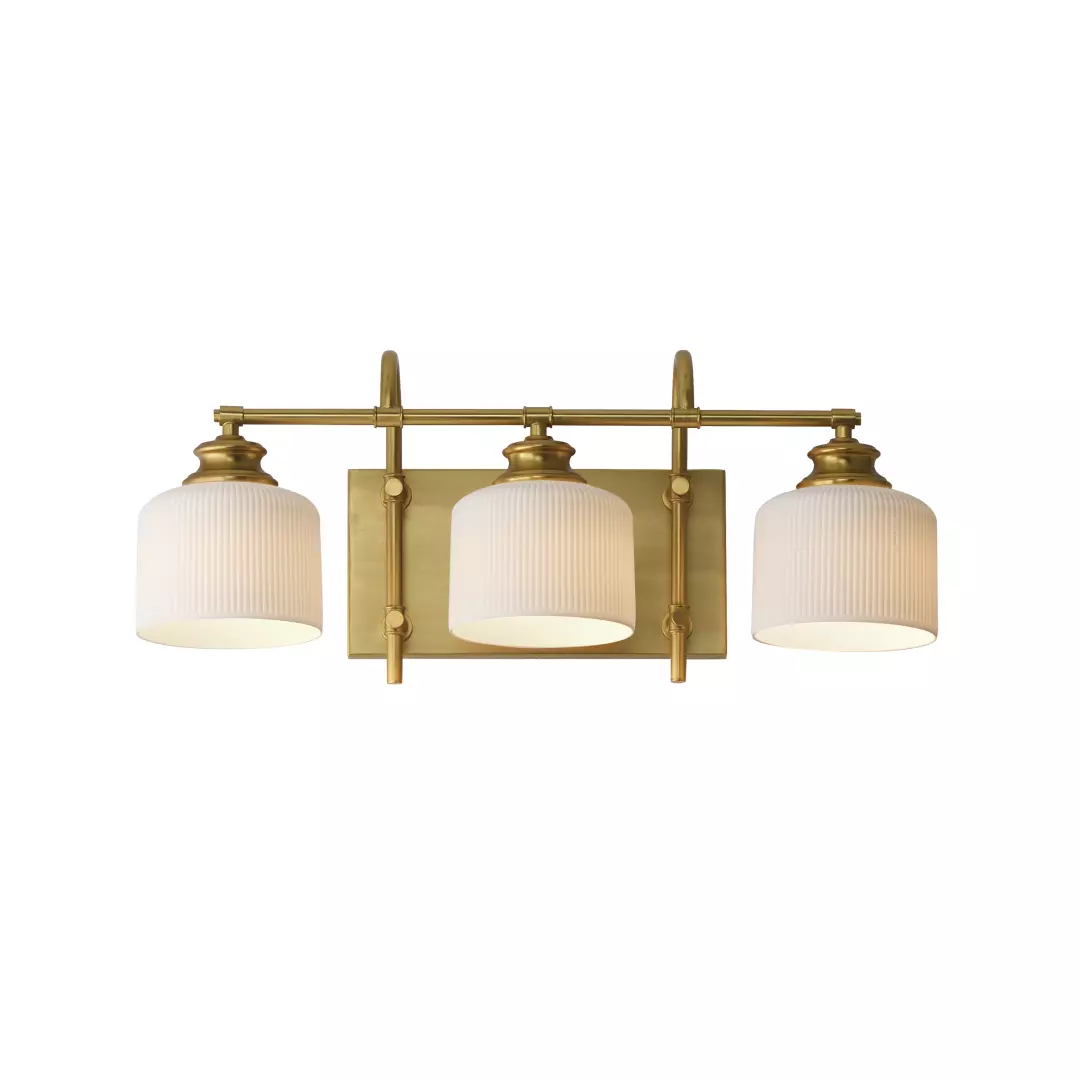 Bisque 3-Light Bath Vanity material