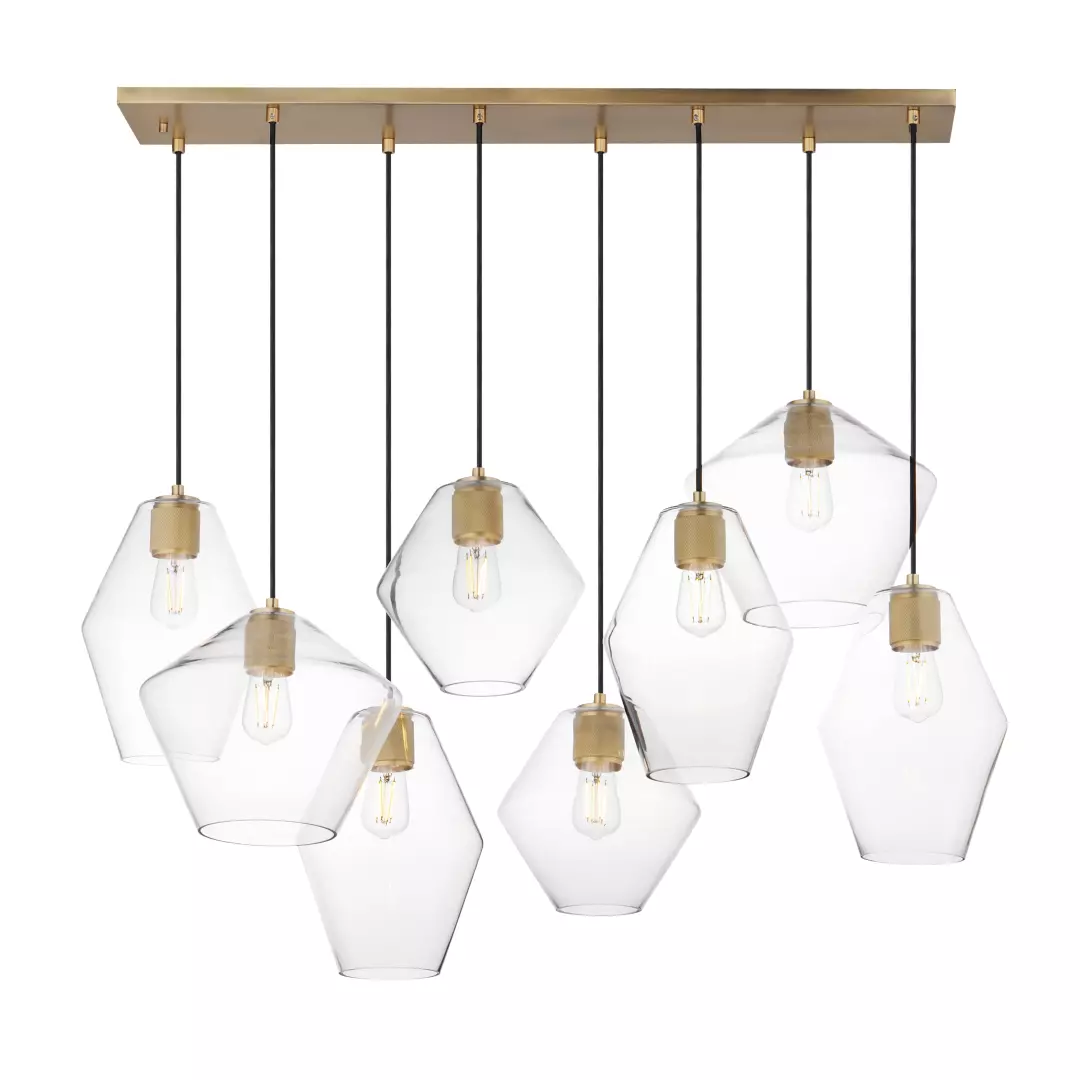 Geode 8-Light Pendant material