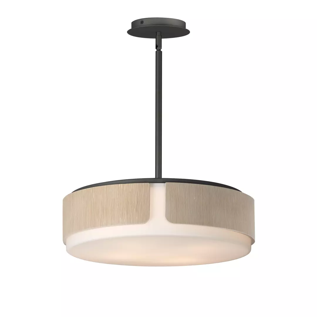 Draughtsman 18" Semi Flush Mount - Pendant material