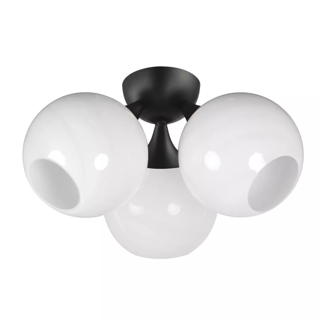 Neve 3-Light Semi Flush material