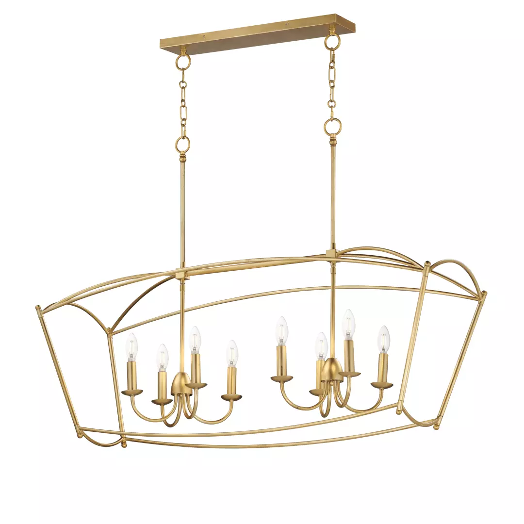 Plumette 8-Light Linear Pendant material