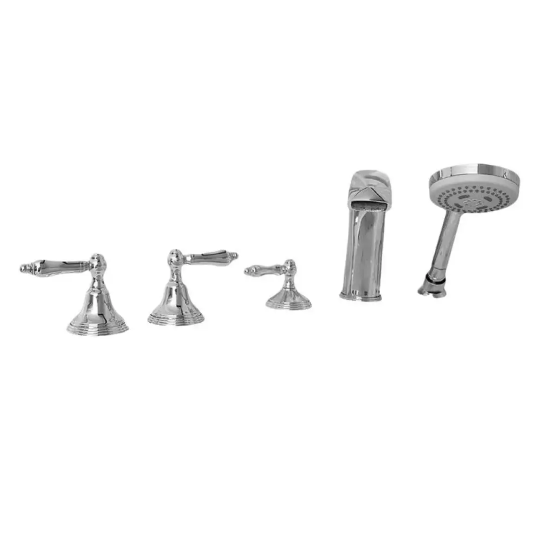 Chrome Fast-Fill Tub Filler With Shower Wand and Diverter 3/4-Inch (19 mm) Valves material