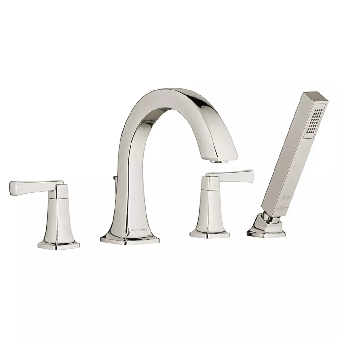Townsend® Bathtub Faucet With Lever Handles and Personal Shower for Flash® Rough-In Valve material