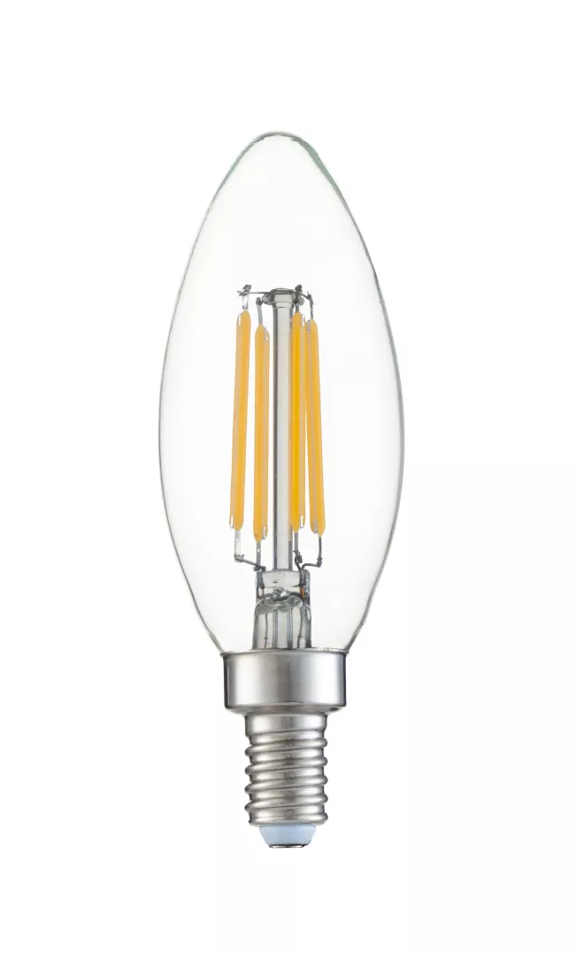 4W LED E12 B11 Dimmable Clear 3000K material