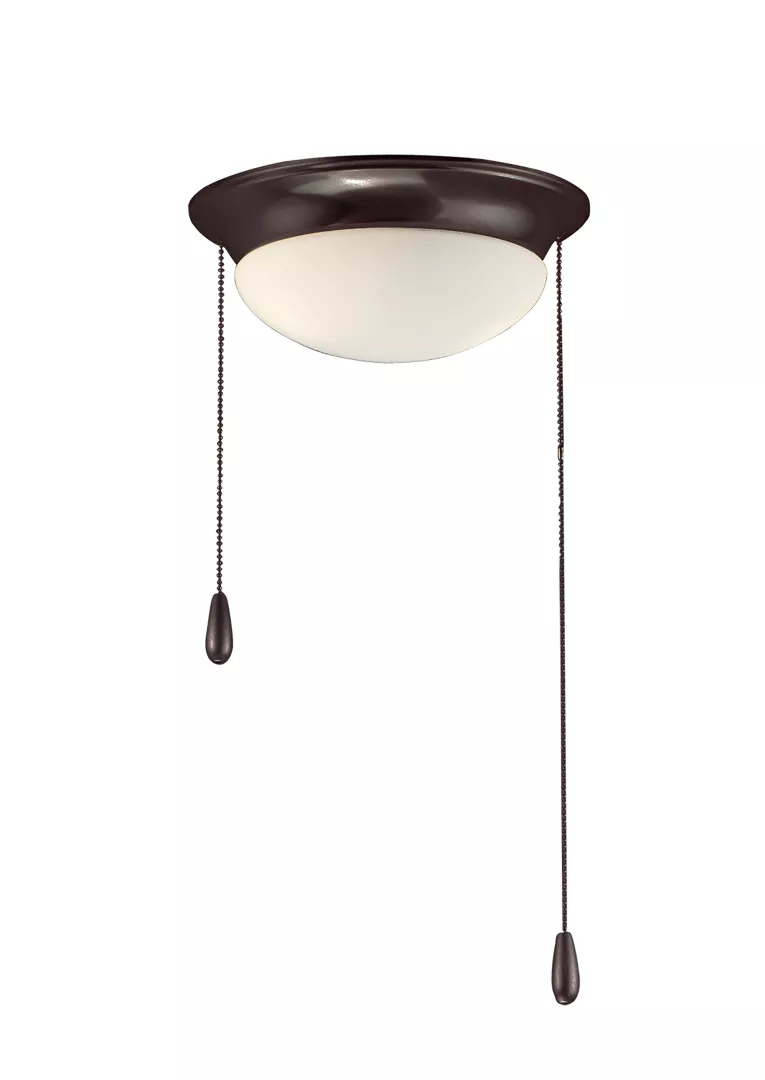 2-Light LED Ceiling Fan Light Kit w/Bulbs material