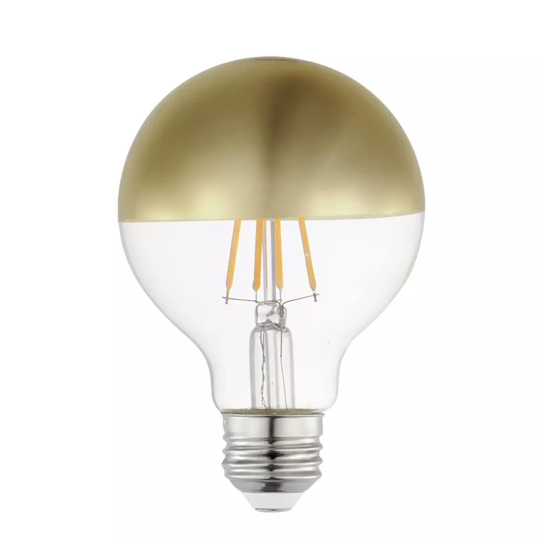 4W Dimmable LED E26 G25 3000K 120V CRI>=90 Bulb material