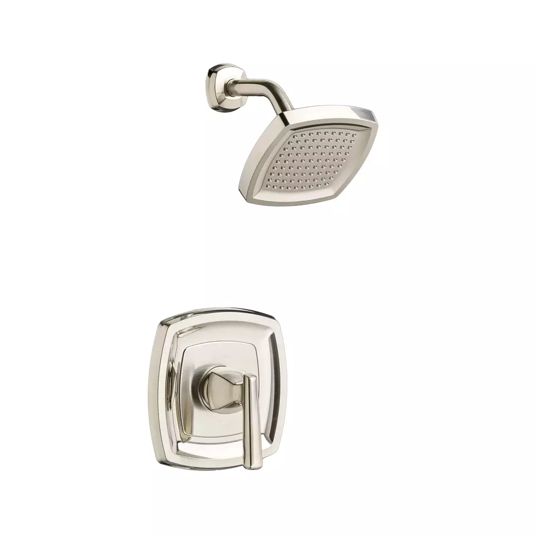 Edgemere® 2.5 gpm/9.5 L/min Shower Trim Kit With Showerhead, Double Ceramic Pressure Balance Cartridge With Lever Handle material