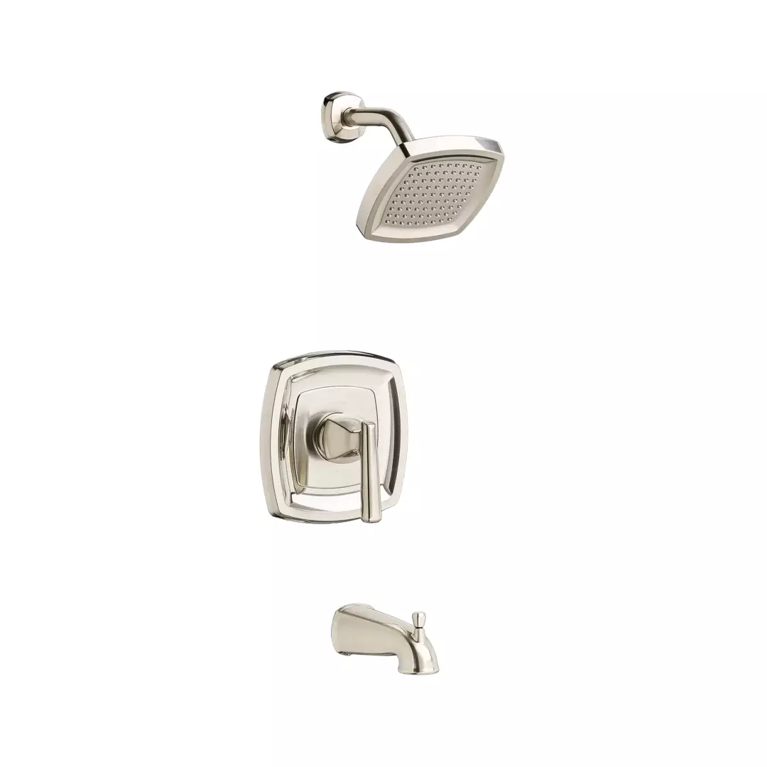 Edgemere® 1.8 gpm/6.8 L/min Tub and Shower Trim Kit With Water-Saving Showerhead, Double Ceramic Pressure Balance Cartridge With Lever Handle material