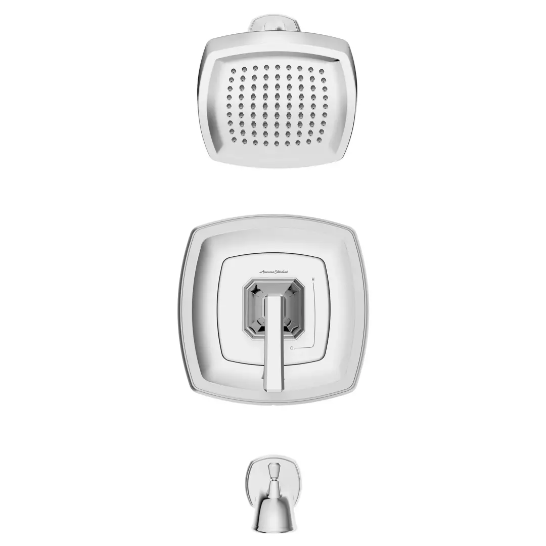 Crawford 1.8 gpm/6.8 L/min Tub and Shower Trim Kit With Water-Saving Showerhead, Double Ceramic Pressure Balance Cartridge With Lever Handle material