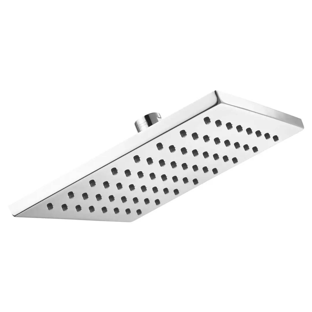Square 8-Inch 1.8 gpm/6.8 L/min Water-Saving Rain Showerhead material