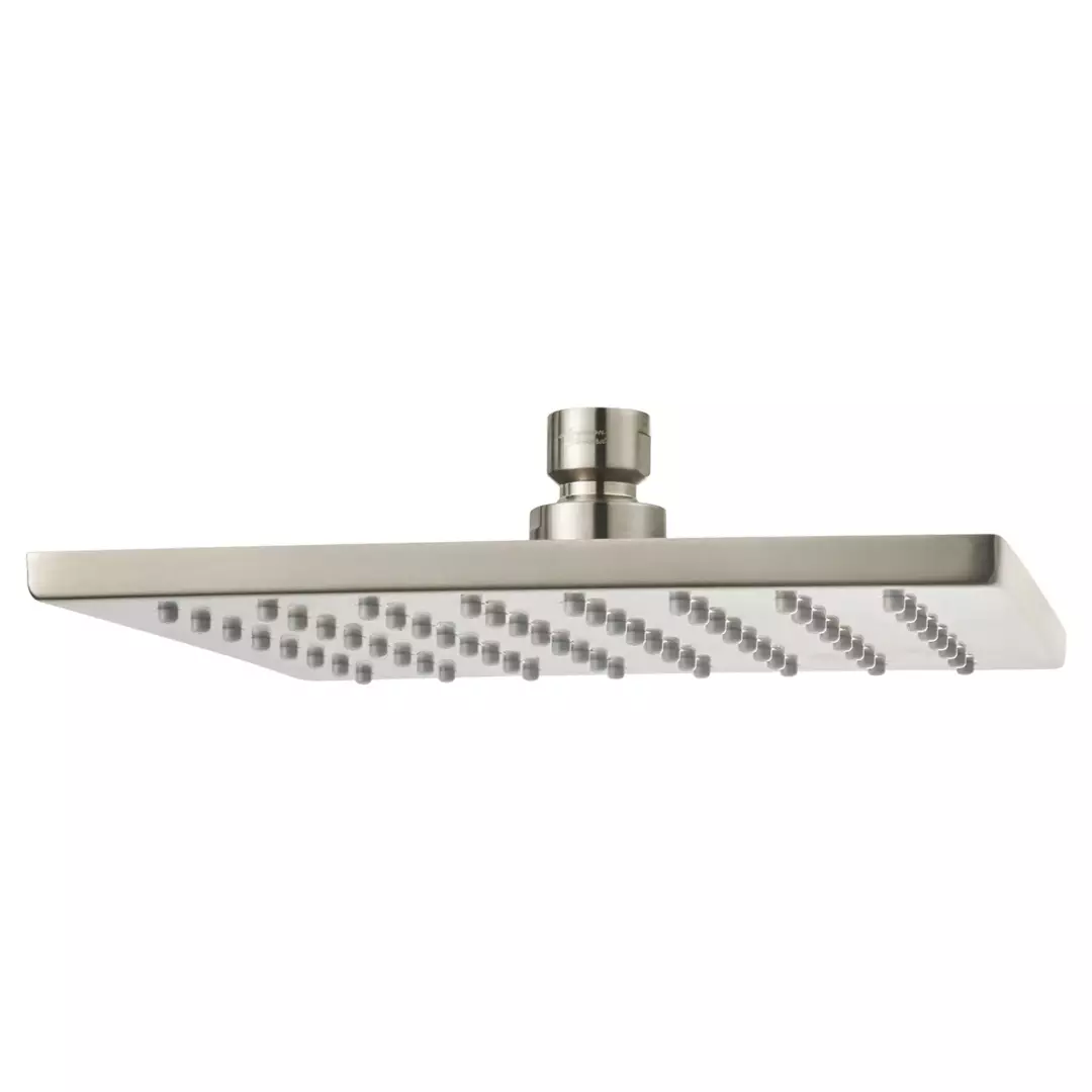 Square 8-Inch 1.8 gpm/6.8 L/min Water-Saving Rain Showerhead material