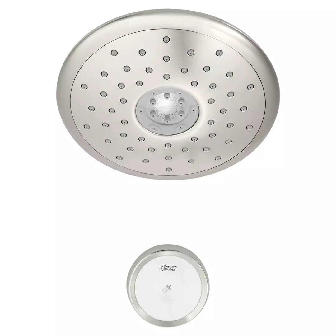 Spectra® eTouch 7-Inch 1.8 gpm/6.8 L/min Water-Saving Fixed Showerhead material