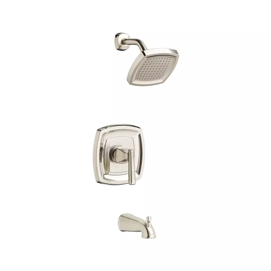 Edgemere® 2.5 gpm/9.5 L/min Tub and Shower Trim Kit With Showerhead, Double Ceramic Pressure Balance Cartridge With Lever Handle material