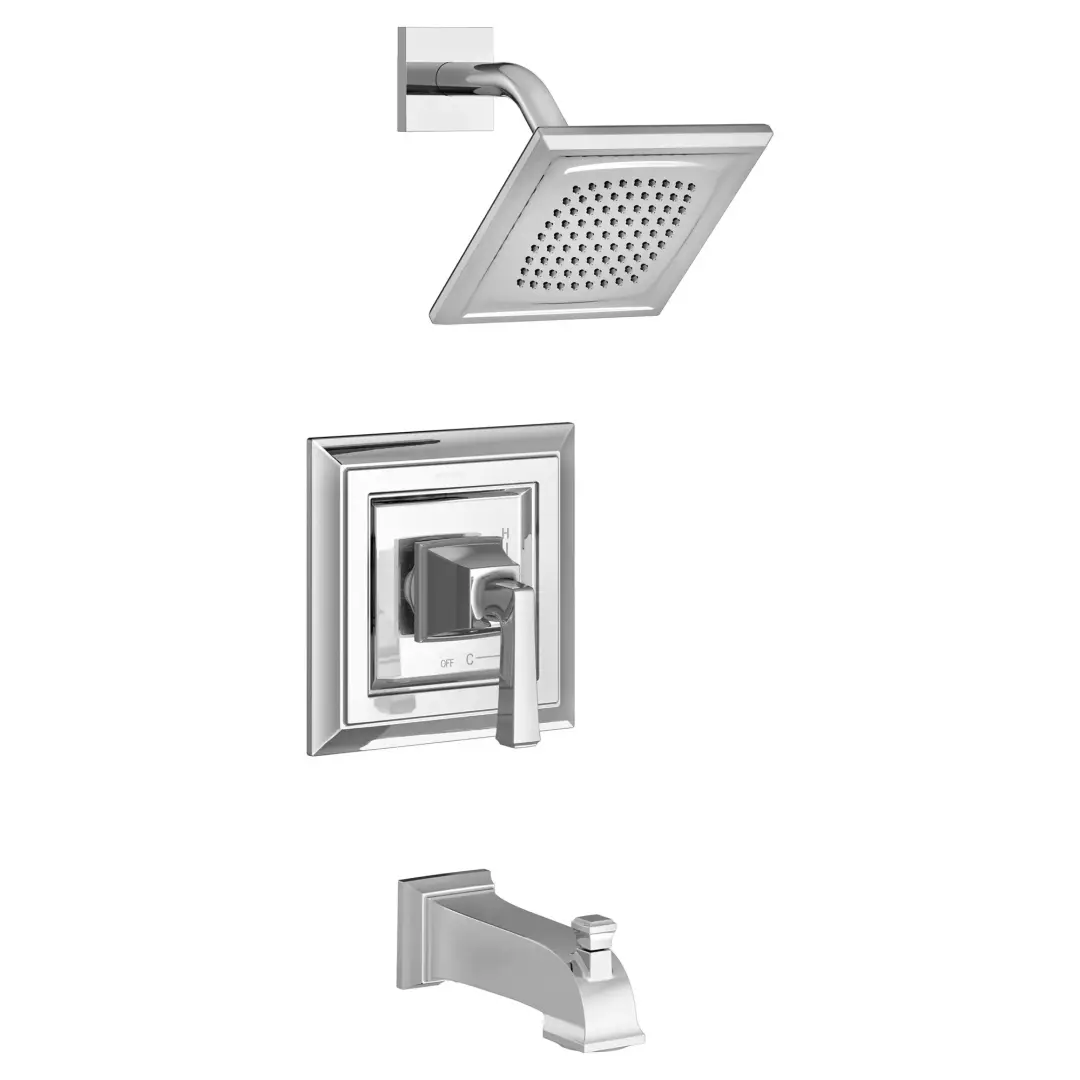 Town Square® S 1.75 gpm/6.8 L/min Tub and Shower Trim Kit With Water-Saving Showerhead, Double Ceramic Pressure Balance Cartridge With Lever Handle material