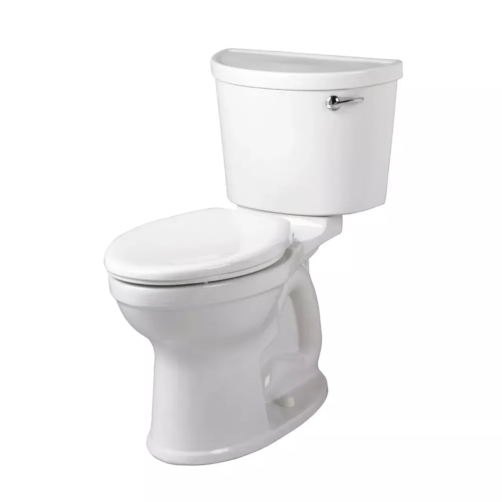 Champion® PRO Two-Piece 1.28 gpf/4.8 Lpf Standard Height Right-Hand Trip Lever Elongated Toilet Less Seat material