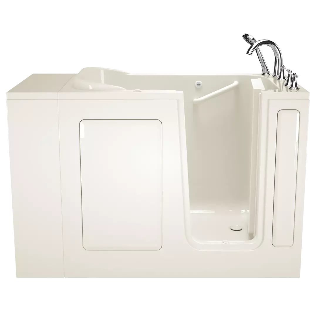 Gelcoat Value Series 28 x 48-Inch Walk-in Tub With Air Spa System - Right-Hand Drain With Faucet material