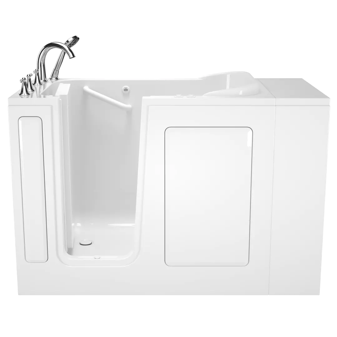 Gelcoat Value Series 28 x 48-Inch Walk-in Tub With Combination Air Spa and Whirlpool Systems - Left-Hand Drain With Faucet material