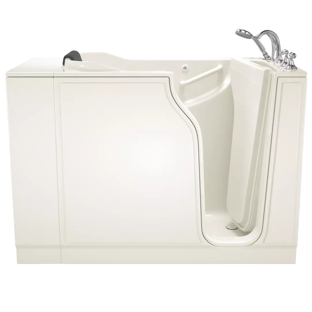 Gelcoat Premium Series 30 x 52 -Inch Walk-in Tub With Combination Air Spa and Whirlpool Systems - Right-Hand Drain With Faucet material