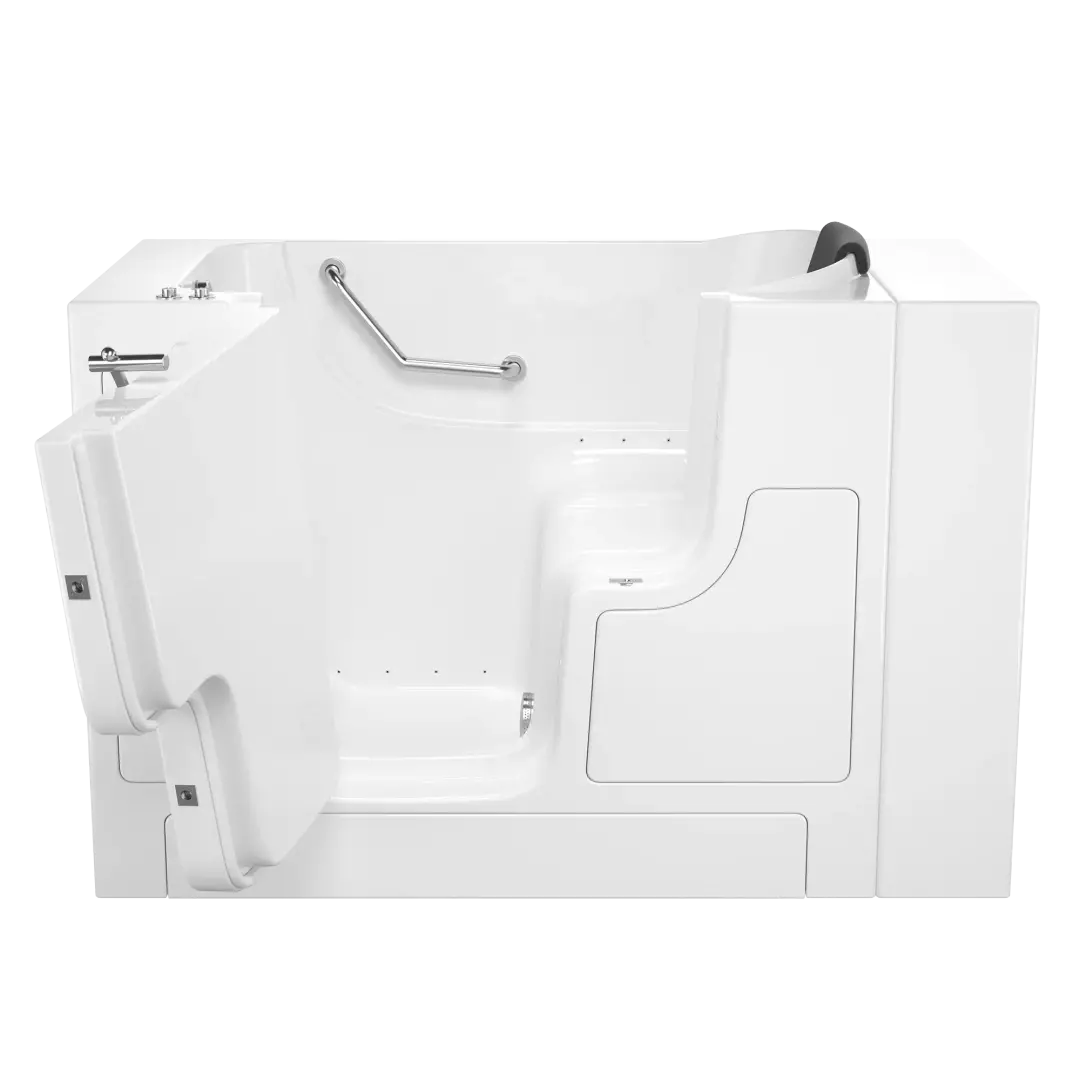 Gelcoat Premium Series 30 x 52 -Inch Walk-in Tub With Air Spa System - Left-Hand Drain material