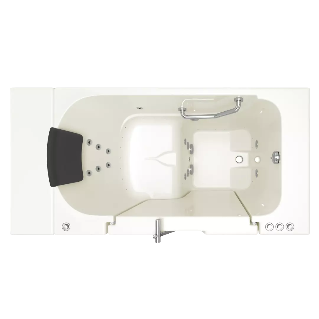 Gelcoat Premium Series 30 x 52 -Inch Walk-in Tub With Combination Air Spa and Whirlpool Systems - Right-Hand Drain material