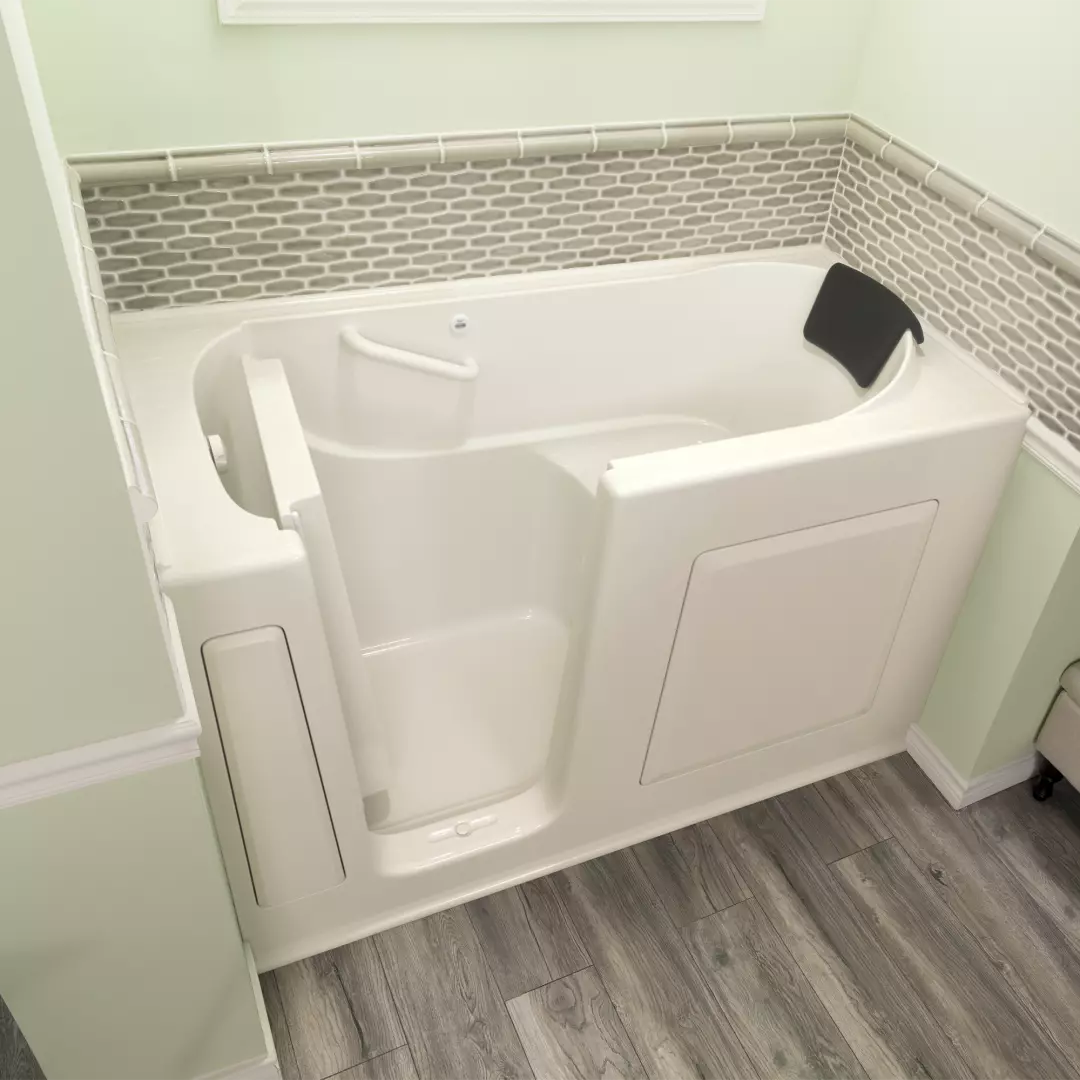 Gelcoat Premium Series 30 x 60 -Inch Walk-in Tub With Soaker System - Left-Hand Drain material