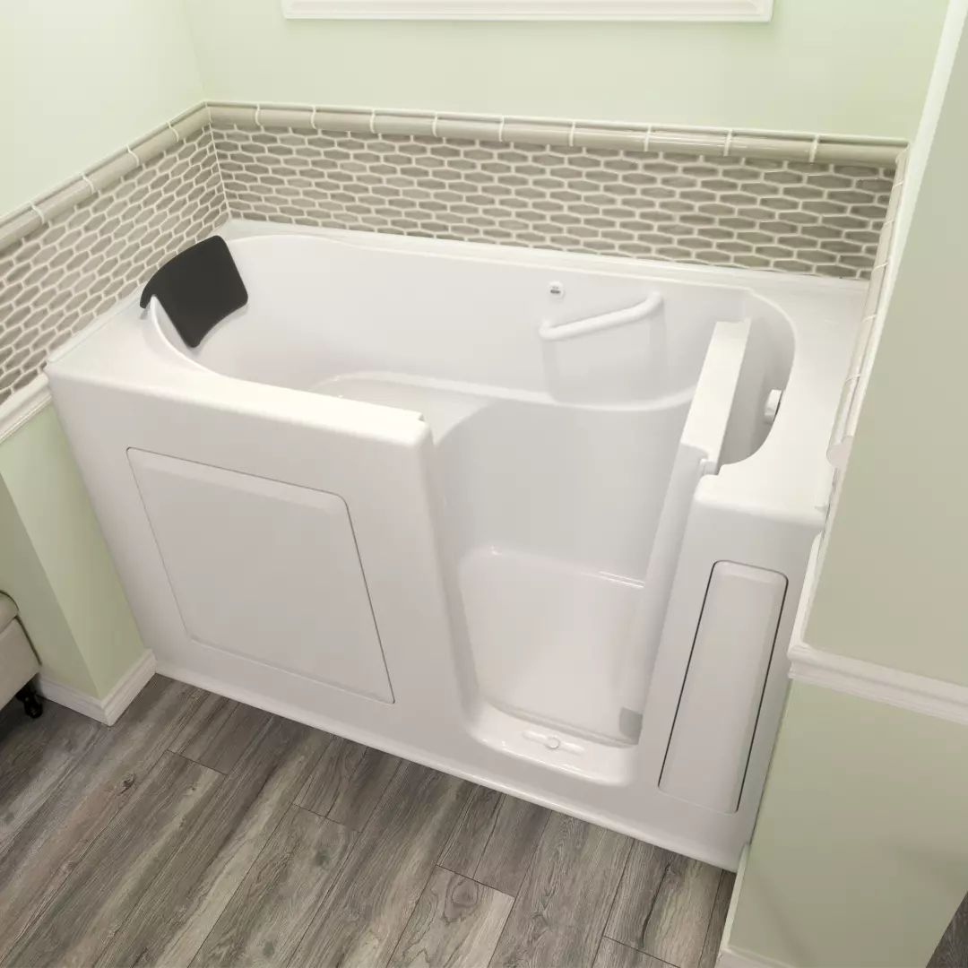 Gelcoat Premium Series 30 x 60 -Inch Walk-in Tub With Soaker System - Right-Hand Drain material
