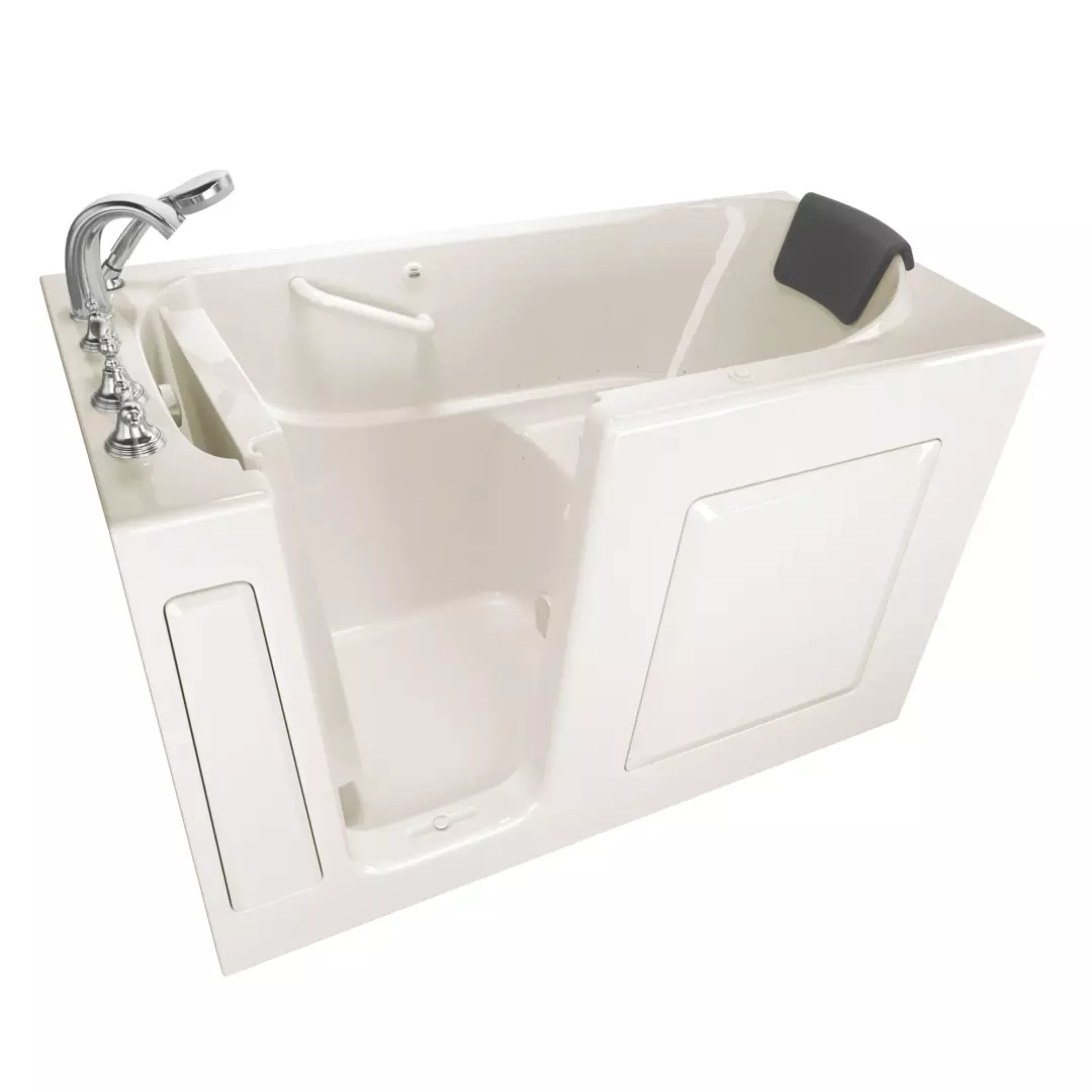 Gelcoat Premium Series 30 x 60 -Inch Walk-in Tub With Air Spa System - Left-Hand Drain With Faucet material